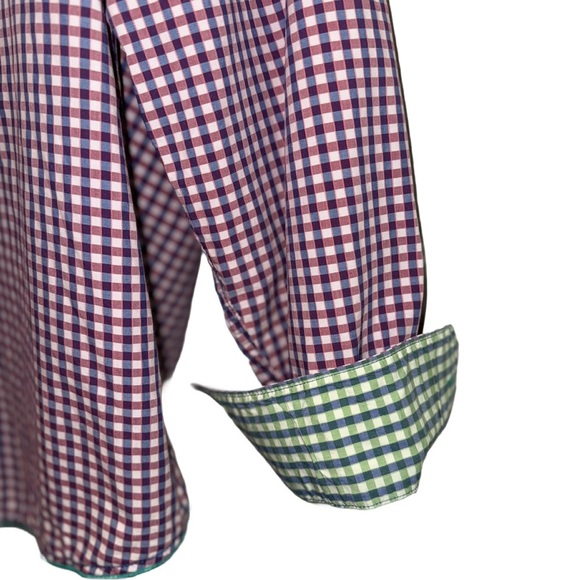 Tommy Bahama Gingham Button-Up Shirt Men’s Large Vintage-Inspired - Picture 15 of 16